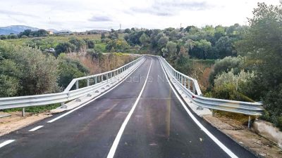 Il ponte di Badu 'e chercu dopo la messa in sicurezza