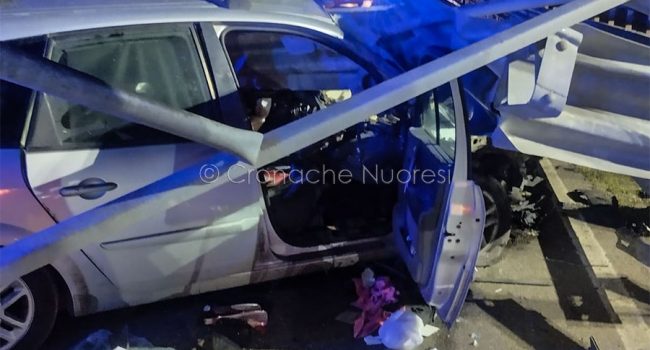 L'auto dopo l'incidente
