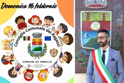 Sarule, consiglio comunale dei ragazzi e Maurizio Sirca