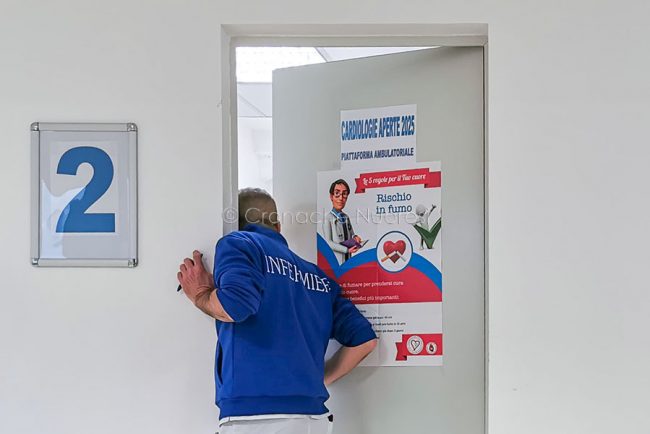 Screening cardiologico al San Francesco (foto S.Novellu)