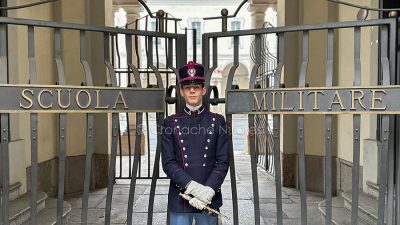 Marco Porcu, allievo della Scuola Militare Teulie'