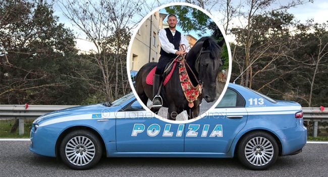 Nel riquadro la vittima, Marco Mameli