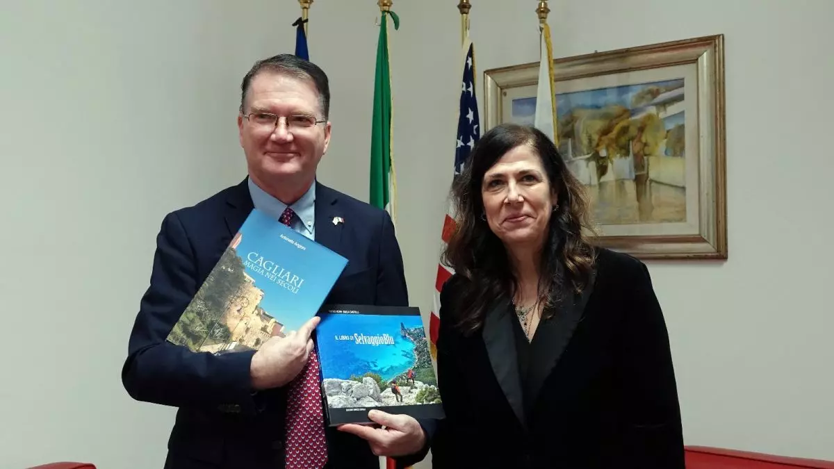 Sardegna, la presidente Todde incontra l’Incaricato d’Affari dell’Ambasciata degli Stati Uniti