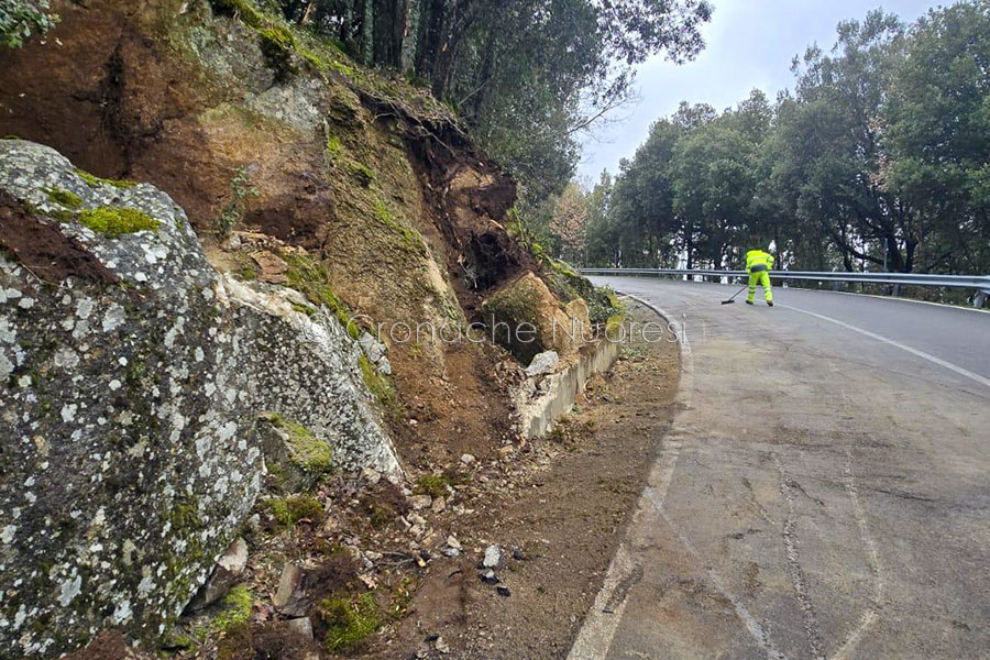 SP 7 per Fonni: frana rimossa da Nugoro SPA