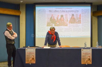 Conferenza su Dino Giobbe, Giuseppe Nieddu (foto Nieddu)