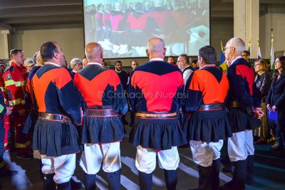 L'esibizione di un coro nuorese (foto F. Nieddu)