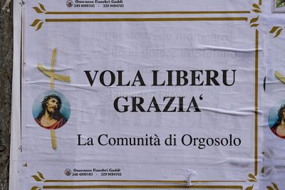 Orgosolo, funerale di Graziano Mesina (foto S.Novellu)