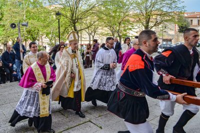 Nuoro, processione de s'Incontru (foto Nieddu)