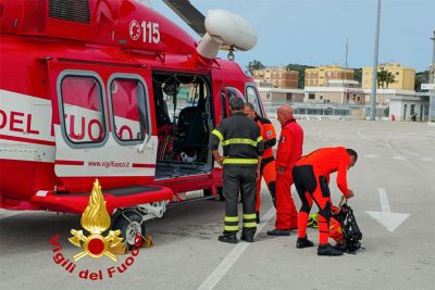 Soccorritori in azione