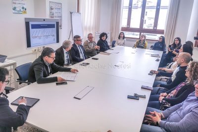 Un momento dell'incontro alla ASL (foto S.Meloni)