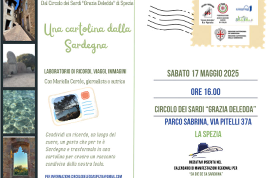 “Cartoline dalla Sardegna”: un laboratorio di ricordi al Circolo Grazia Deledda di La Spezia