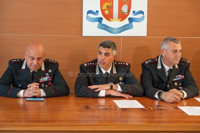 Conferenza stampa sull'arresto di Contena (foto S.Novellu)