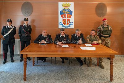 Conferenza stampa sull'arresto di Contena (foto S.Novellu)