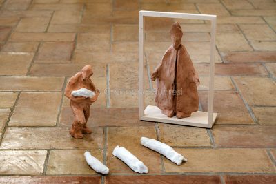 Il bozzetto dell'opera di Costa (foto S.Novellu)