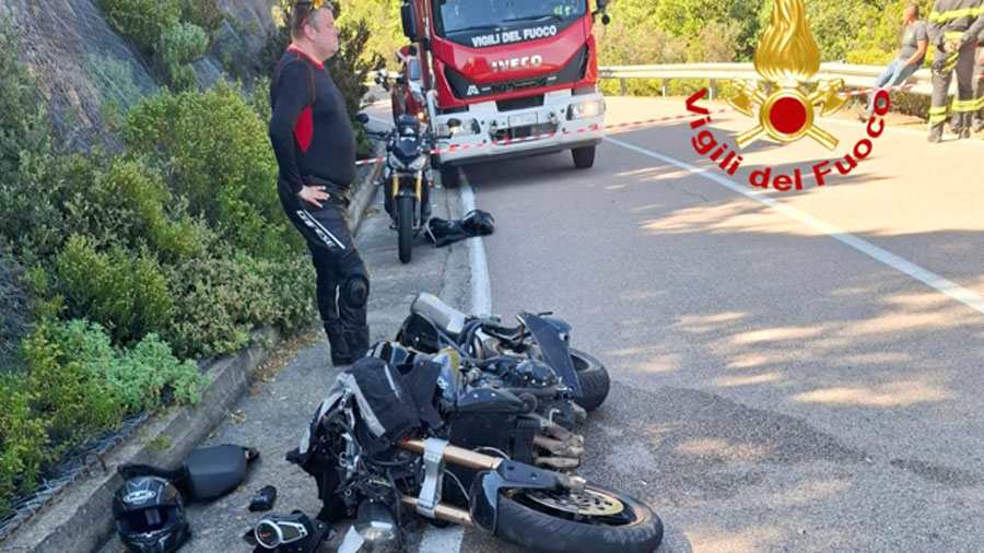 Tragico incidente sulla SP 56: motociclista tedesco perde la vita tra Lotzorai e Talana