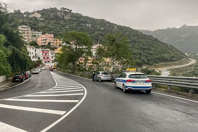 La scena dell'incidente a Mughina