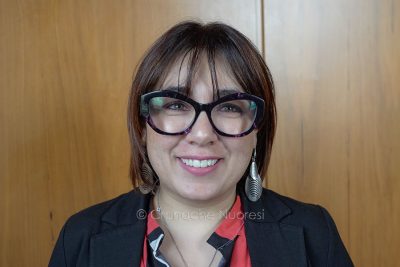 La sindaca di Orosei (foto S.Novellu)