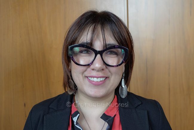 La sindaca di Orosei (foto S.Novellu)