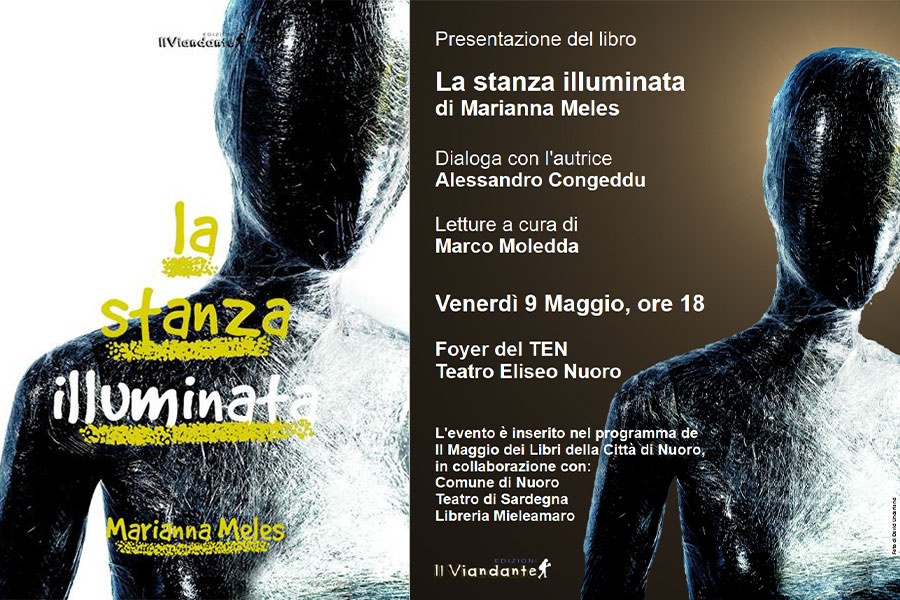 Oggi, 9 maggio, al TEN la presentazione del romanzo “La stanza illuminata” di Marianna Meles