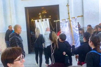 L'arrivo al Santuario di Paolo Ladu