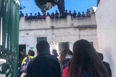 L'arrivo al Santuario di Paolo Ladu