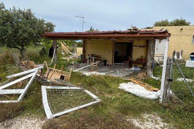 L'edificio in cui e' avvenuta l'esplosione