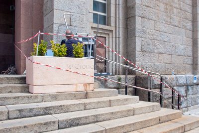 Montascale alle Poste di Nuoro