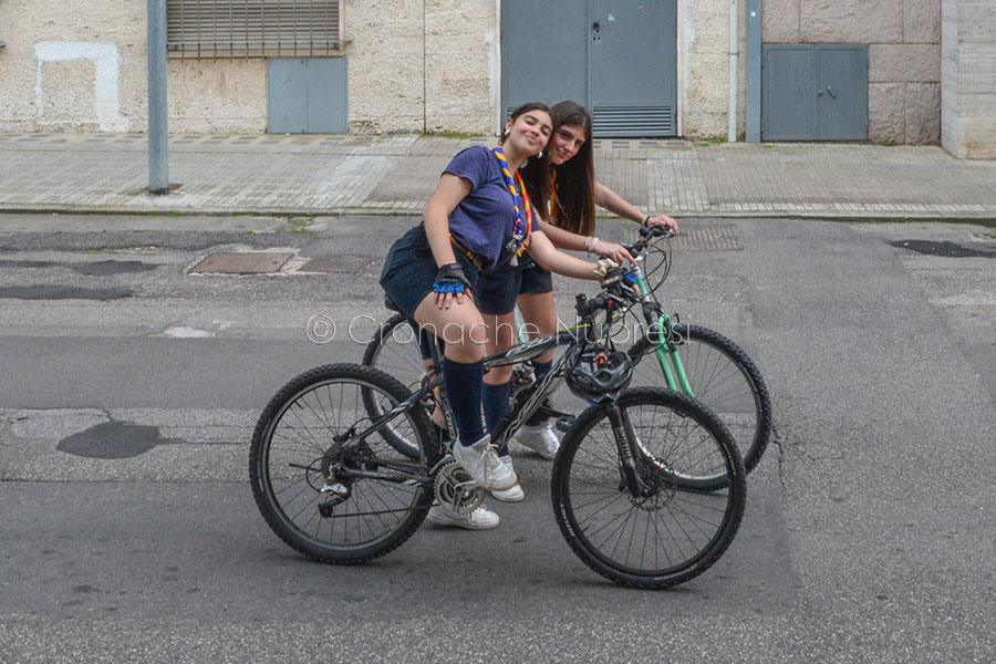 Nuoro, pedalata di Primavera (foto Nieddu)