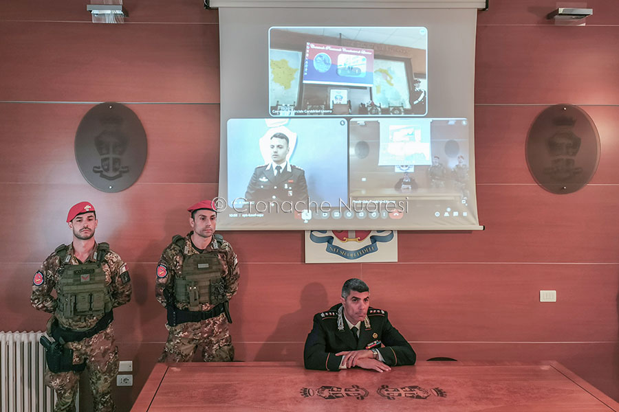 Un momento della conferenza stampa (foto S.Novellu)