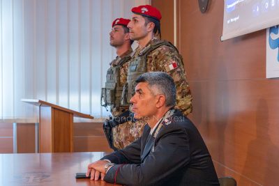 Un momento della conferenza stampa (foto S.Novellu)