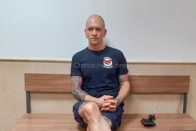 Bakis Beks in tribunale (foto Nieddu)