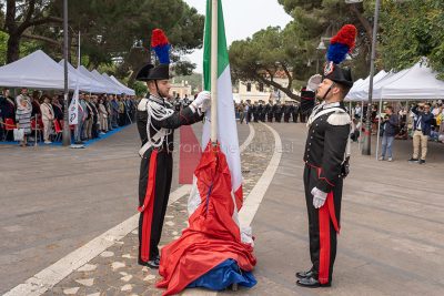 Cerimonia dell'alzabandiera (foto S.Novellu)