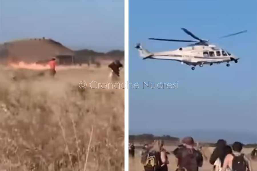 Decimmannu diventa “zona di guerra”: elicottero e lacrimogeni seminano il panico tra i manifestanti