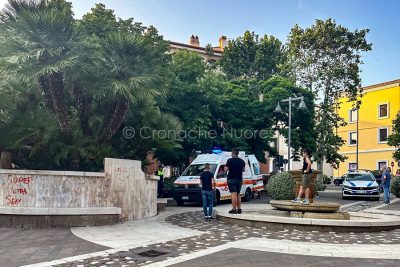 I soccorsi al giovane ferito a Nuoro