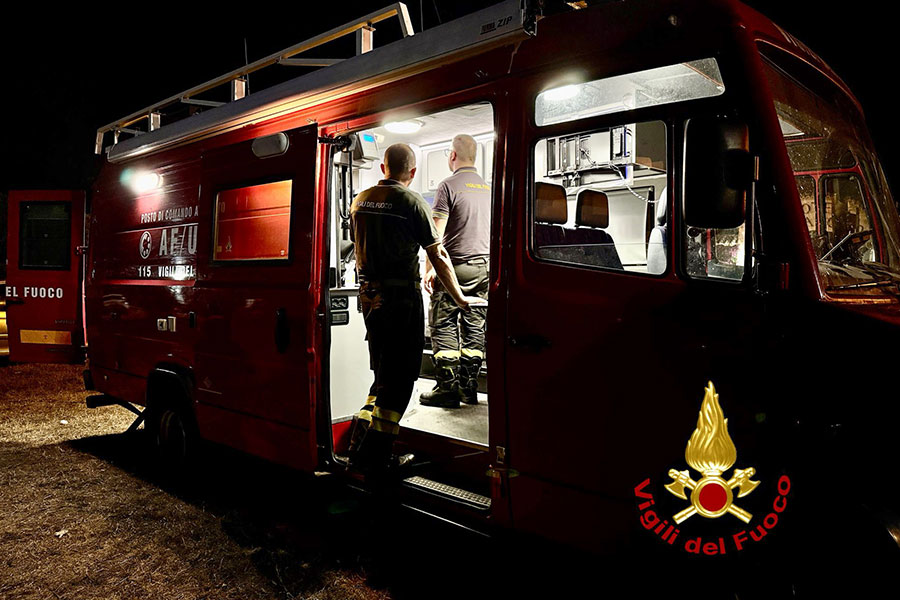 San Teodoro. Disperso da ore: 52enne ritrovato nella notte in stato confusionale dai VVF