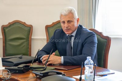 Il questore di Nuoro Alfonso Polverino (foto S.Novellu)