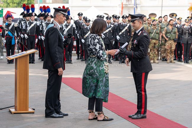 La premiazione del maresciallo Mammarella (foto S.Novellu)