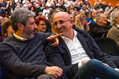 Roberto Fico con Emiliano Fenu