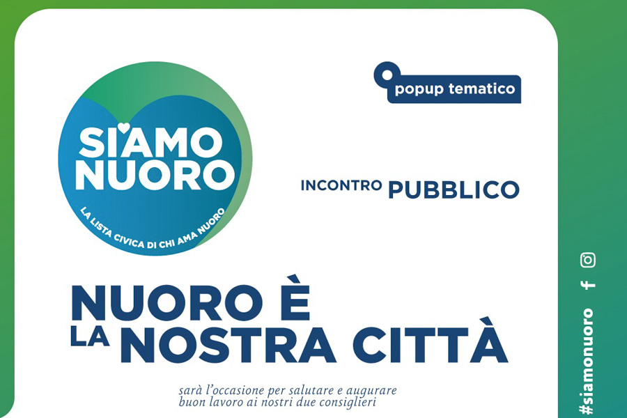 “Nuoro è la nostra Città”: SiAmo Nuoro convoca il primo incontro pubblico post-elezioni