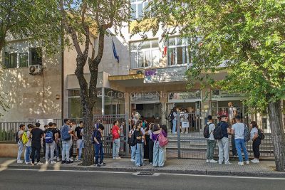 Studenti pronti per l'esame di Maturita' (foto Meloni)