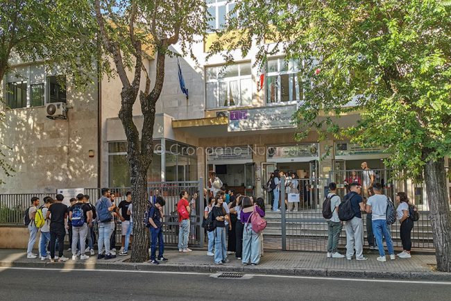 Studenti pronti per l'esame di Maturita' (foto Meloni)