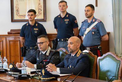 Un momento della conferenza stampa (foto S.Novellu)