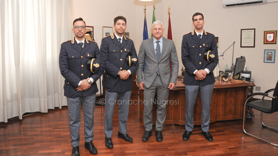 Prosegue il potenziamento degli organi di Polizia a Nuoro: arrivano tre nuovi commissari