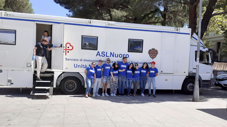 Consulta Giovani Provincia di Nuoro e Servizio Civile insieme per la donazione di sangue AVIS