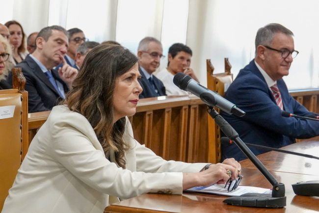 Alessandra Todde alla Corte dei Conti