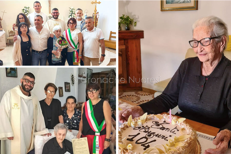 Orosei. Il paese delle nonnine eterne: festa per tre centenarie, sono otto in tutto il paese