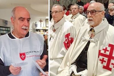 Gianni Maccioni, cavaliere del Santo Sepolcro e di Malta
