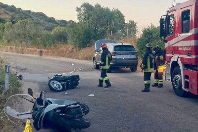 La scena dell'incidente
