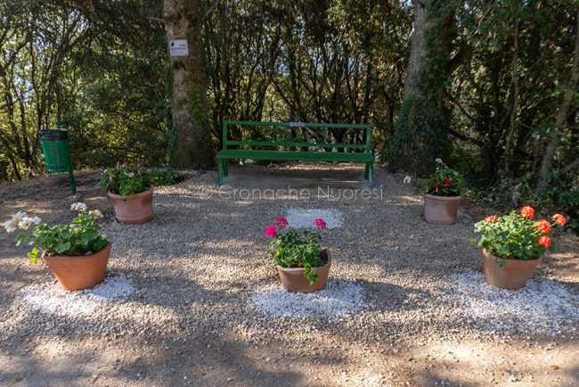 L'ultimo spiazzo sistemato dal comitato Monte Ortobene (foto S.Novellu)