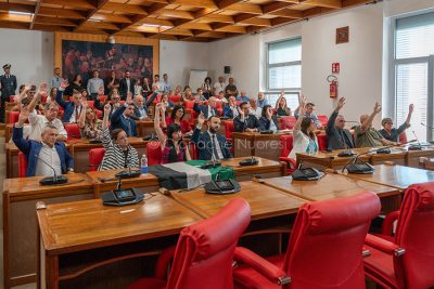 Nuoro, il nuovo Consiglio Comunale (foto S.Novellu)